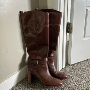Tory Burch knee-high leather boots